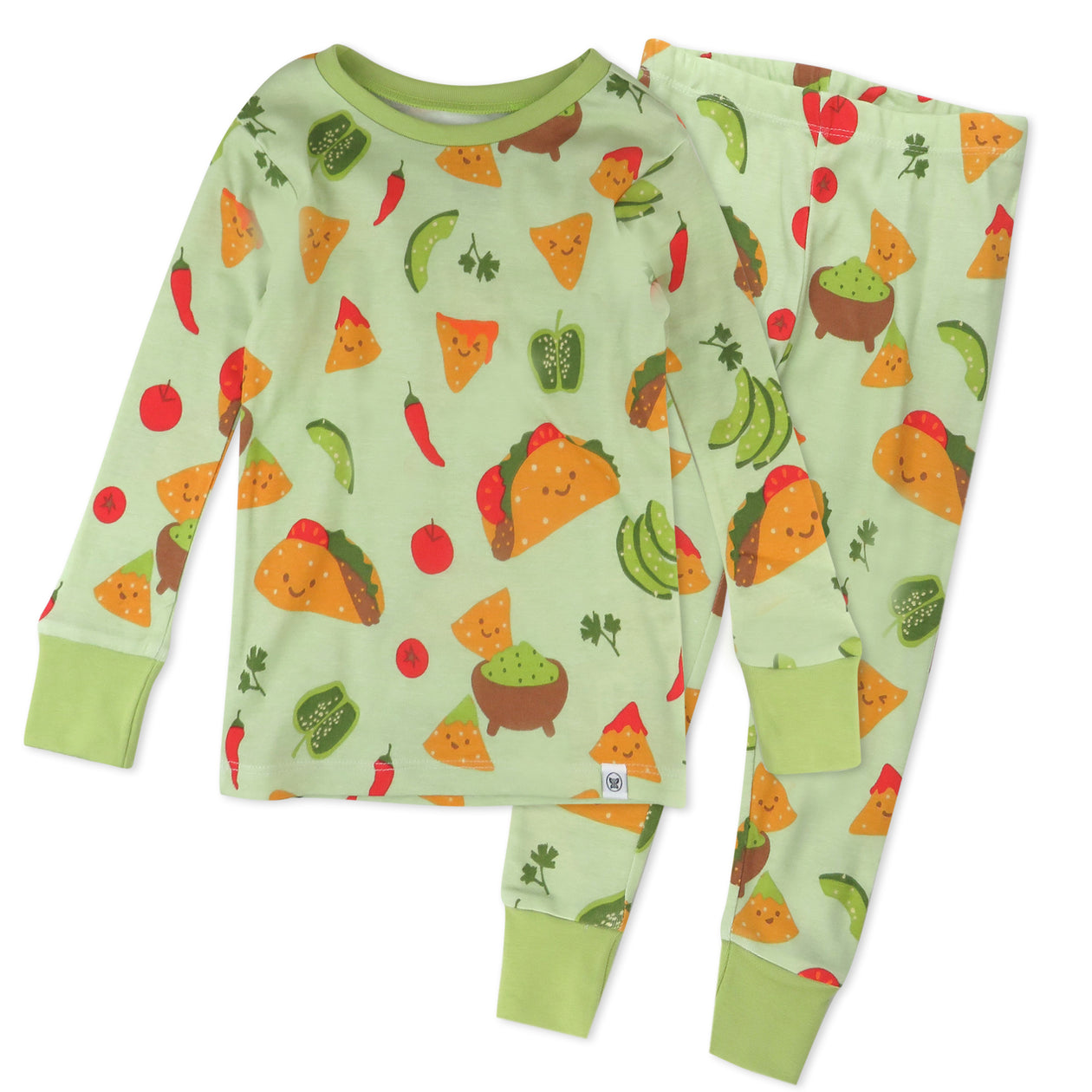Organic Cotton Fun Foods Pajamas, Taco Time