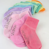 Go to slide 8, Multipack Cozy Socks Sustainably Made for Baby & Toddler, 10-Pack Rainbow Pinks