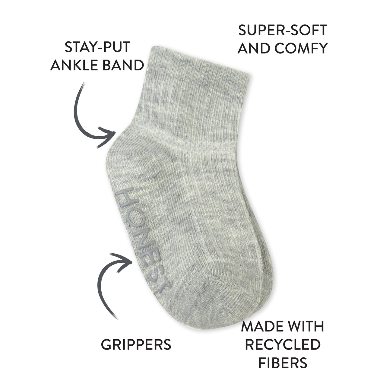 Multipack Cozy Socks Sustainably Made for Baby & Toddler, 10-Pack Blue Sunrise
