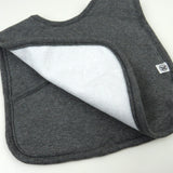 Go to slide 5, 5-Pack Organic Cotton 4 in 1 Reversible Bibs, Grey Ombre