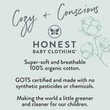 Go to slide 7, 10-Pack Organic Cotton Short Sleeve Bodysuits, Rainbow Blues