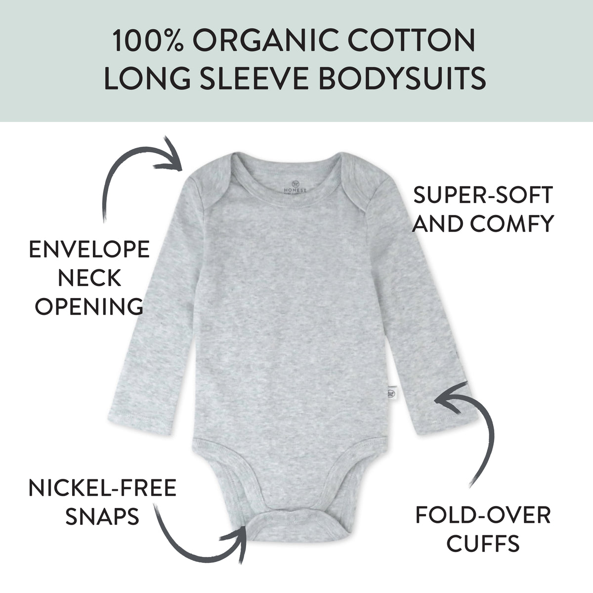 Cotton Long Sleeve Bodysuit