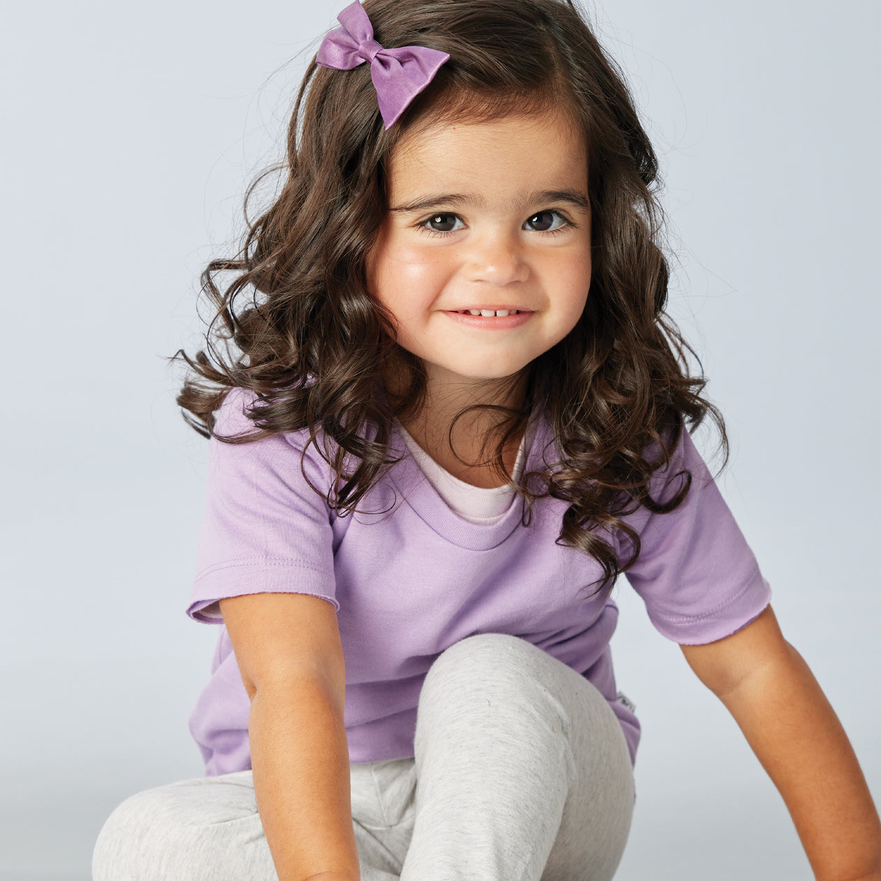10-Pack Organic Cotton Short Sleeve T-Shirts, Rainbow Pink Gems