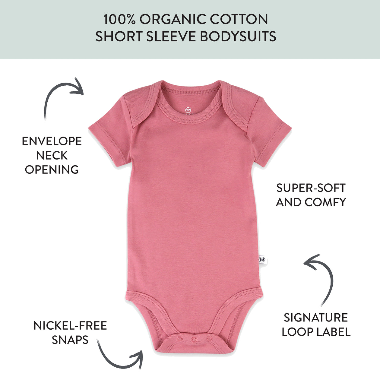 Create Your Own Rainbow Bodysuit Pack, Wild Rose
