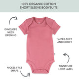 Go to slide 2, Create Your Own Rainbow Bodysuit Pack, Wild Rose