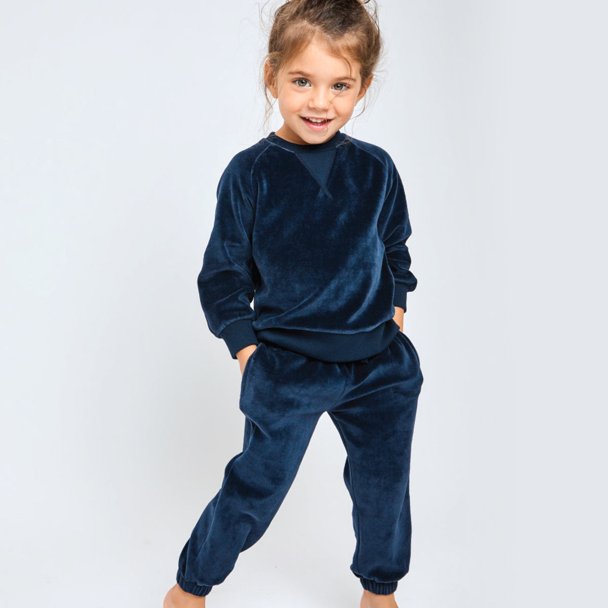 Velour Sweatsuit Honest Baby Clothing1