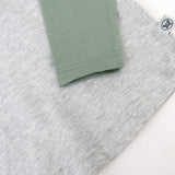 Go to slide 4, 3-Pack Long Sleeve Baseball Raglan T-Shirts, Sandy Teal