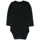Go to slide 2, 5-Pack Organic Cotton Long Sleeve Bodysuits, Gray Ombre