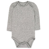 Go to slide 4, 5-Pack Organic Cotton Long Sleeve Bodysuits, Gray Ombre