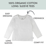 Go to slide 3, 5-Pack Organic Cotton Long Sleeve T-Shirts