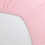 Go to slide 4, Organic Cotton Fitted Crib Sheet, Light Pink