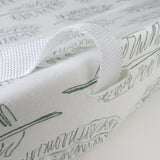 Go to slide 4, Organic Cotton Changing Pad Cover, Jumbo Leaf Sage