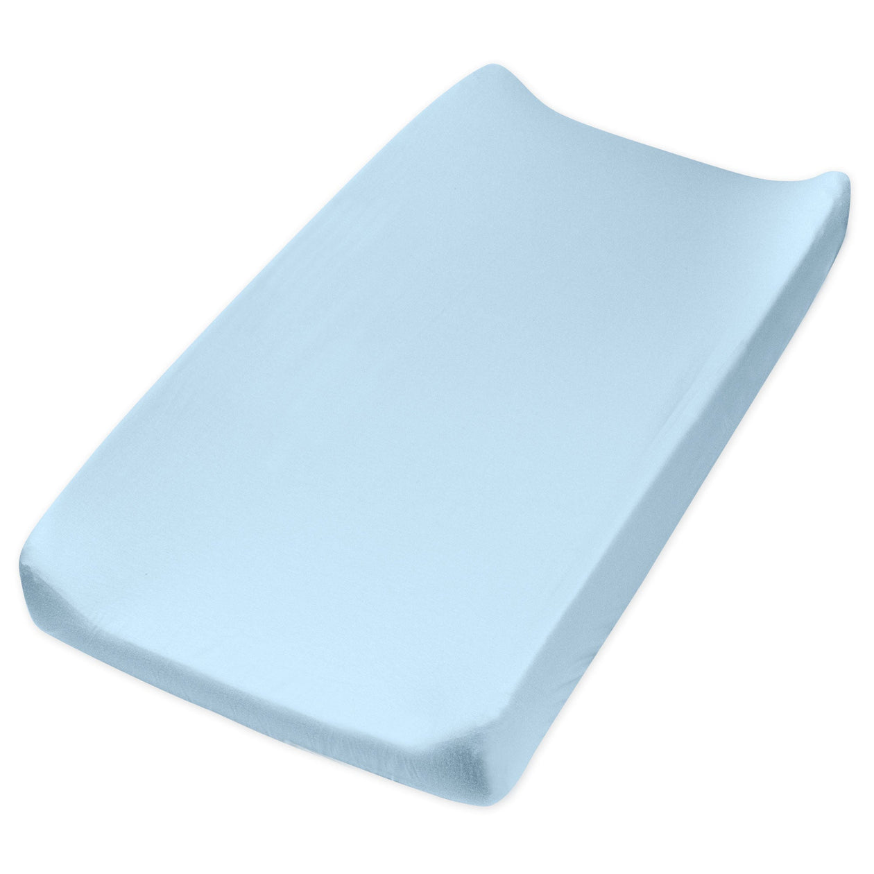 Organic Cotton Changing Pad Cover, Light Blue