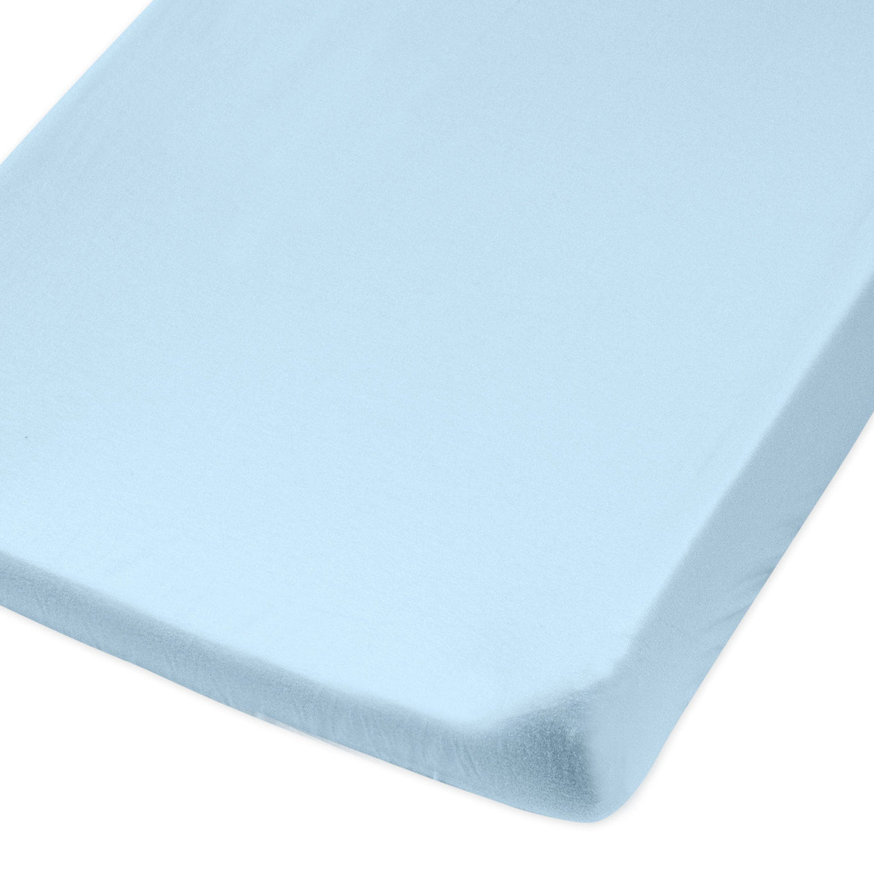 Organic Cotton Changing Pad Cover, Light Blue