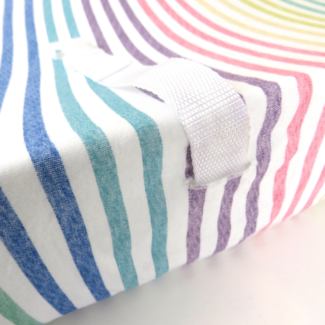 Organic Cotton Changing Pad Cover, Rainbow Stripe