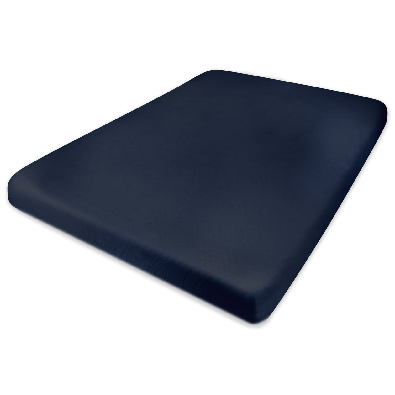 Organic Cotton Mini Crib Sheet, Dark Navy