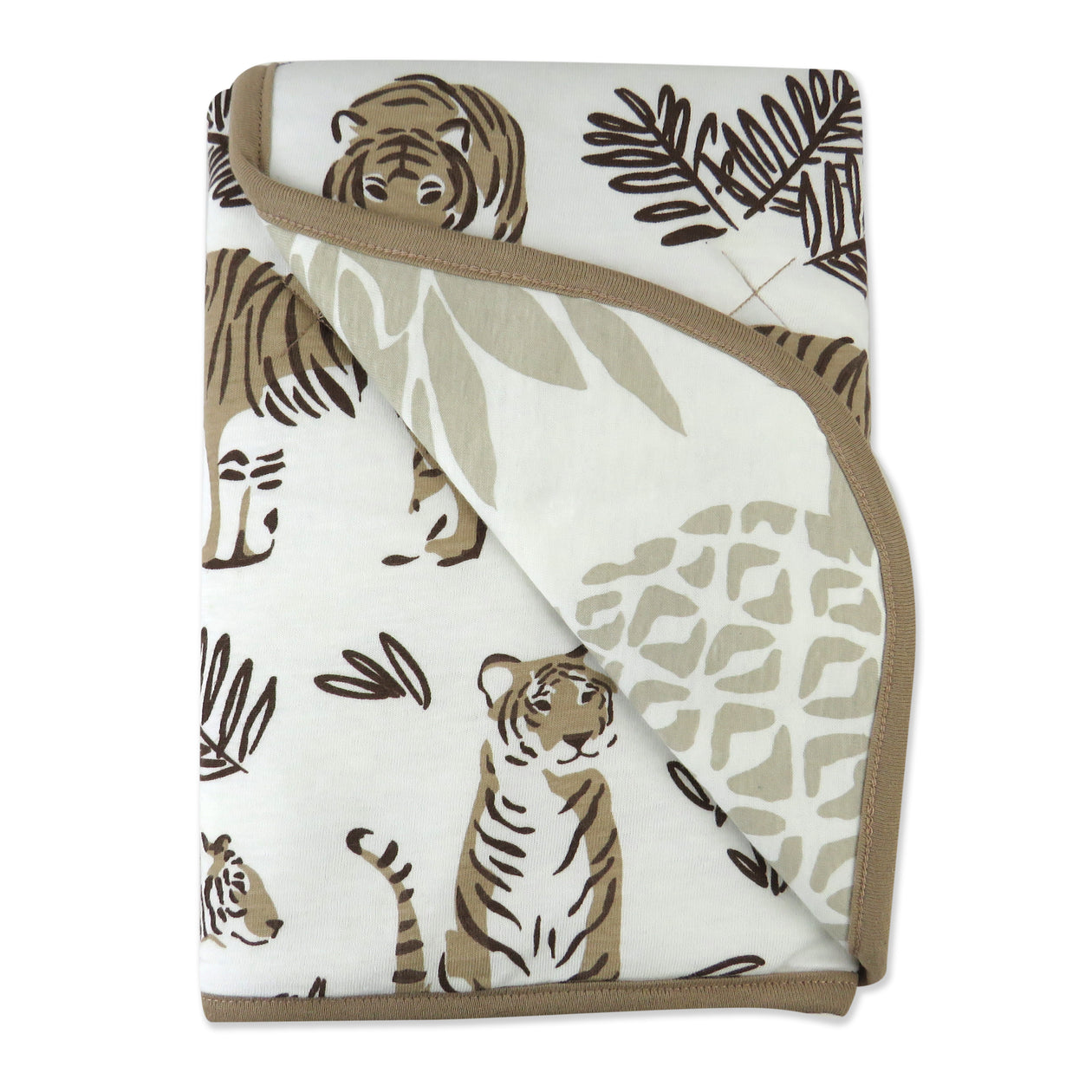 Organic Cotton Lightweight Knit Quilt, Tiger Cub
