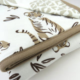 Go to slide 3, Organic Cotton Lightweight Knit Quilt, Tiger Cub