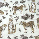 Go to slide 4, Organic Cotton Lightweight Knit Quilt, Tiger Cub