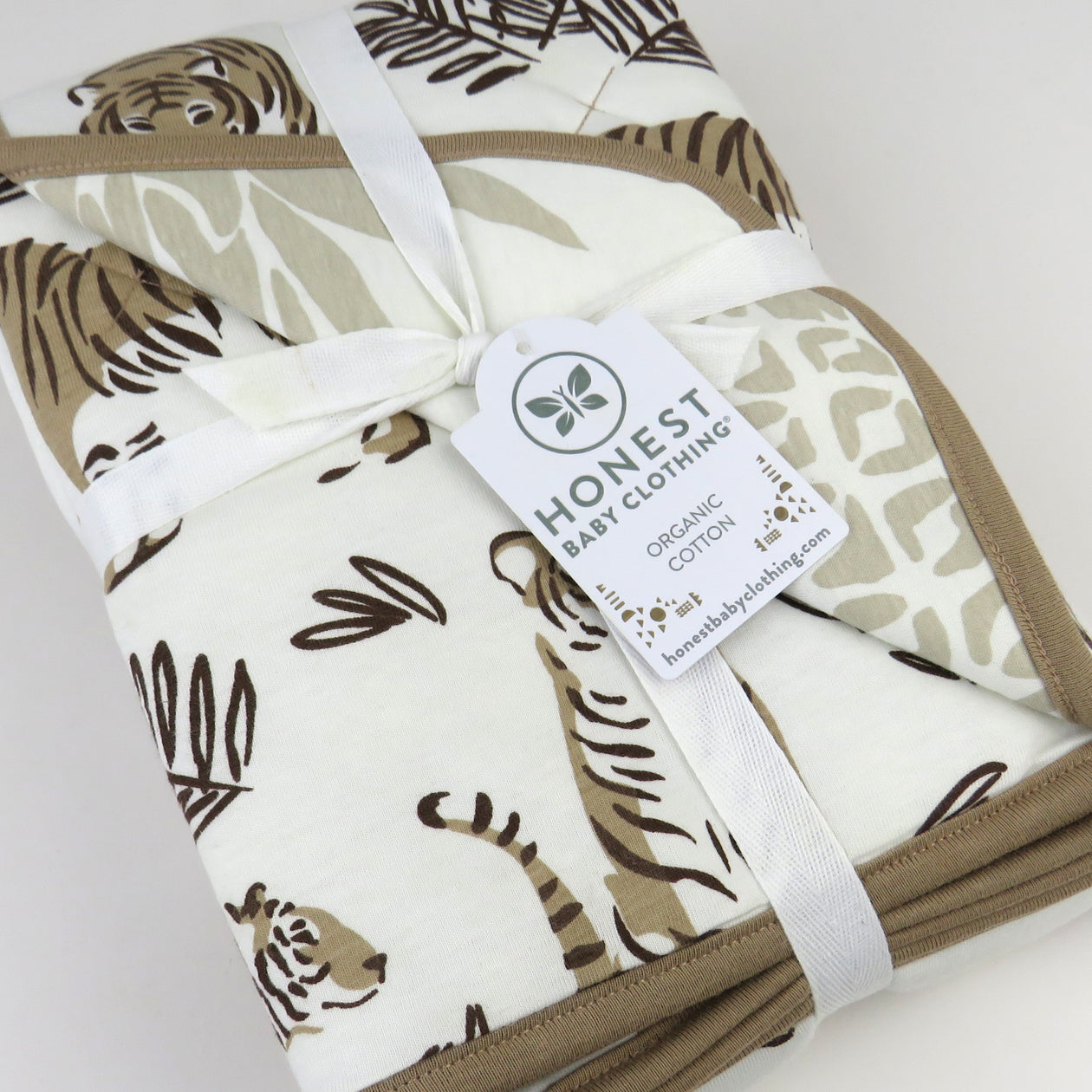 Organic Cotton Lightweight Knit Quilt, Tiger Cub