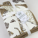 Go to slide 6, Organic Cotton Lightweight Knit Quilt, Tiger Cub