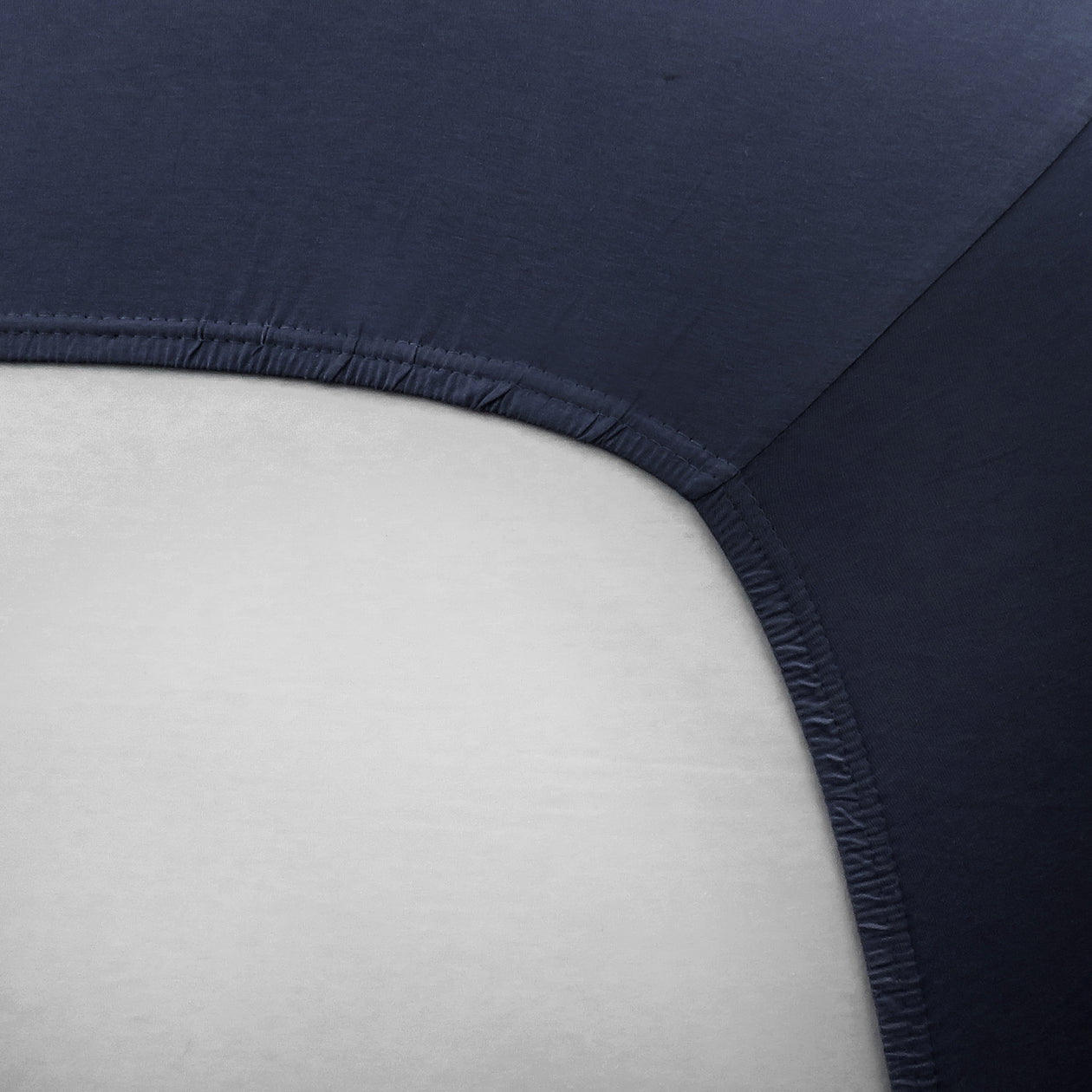 2-Pack Organic Cotton Bassinet Sheets, Dark Navy