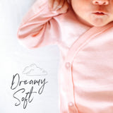 Go to slide 5, 2-Pack Organic Cotton Bassinet Sheets, Pink