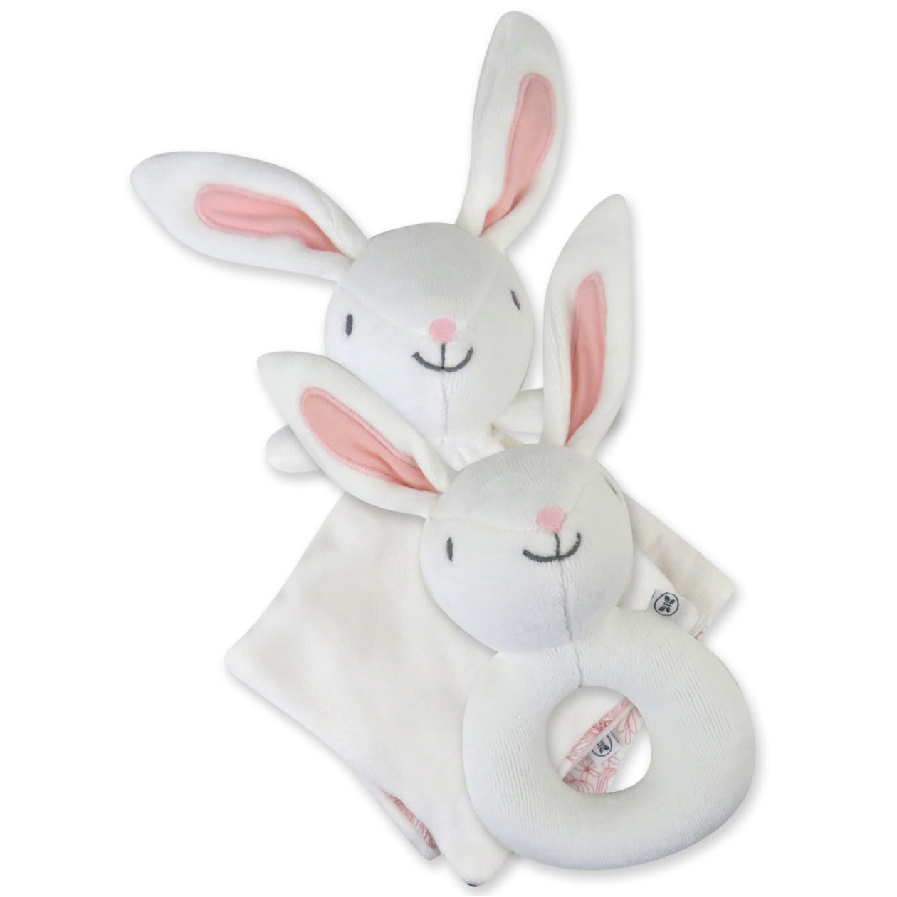 Rabbit Lovey and Rattle BUNNY SWEET Gift Set, Rabbit