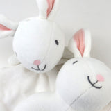 Go to slide 2, Rabbit Lovey and Rattle BUNNY SWEET Gift Set, Rabbit