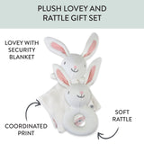 Go to slide 3, Rabbit Lovey and Rattle BUNNY SWEET Gift Set, Rabbit