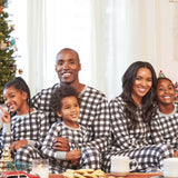 Go to slide 1, Organic Cotton Holiday Matching Family Pajamas, Painted Buffalo Check Print