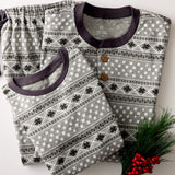 Go to slide 3, Organic Cotton Holiday Matching Family Pajamas, Pajama Chic