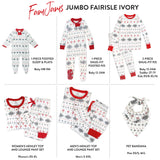 Go to slide 2, Organic Cotton Holiday Matching Family Pajamas, Jumbo Fair Isle