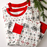 Go to slide 4, Organic Cotton Holiday Matching Family Pajamas, Jumbo Fair Isle