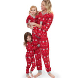 Go to slide 1, Organic Cotton Holiday Matching Family Pajamas, Fair Isle Red