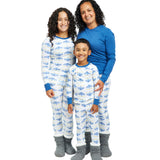 Go to slide 4, Organic Cotton Holiday Matching Family Pajamas, Hanukkah Dazzle