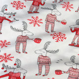 Go to slide 8, Organic Cotton Holiday Matching Family Pajamas, Moose & Mugs