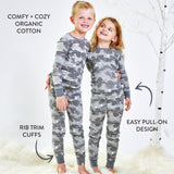 Go to slide 5, Organic Cotton Holiday Matching Family Pajamas, Night Pine