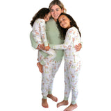 Go to slide 3, Organic Cotton Holiday Matching Family Pajamas, Reindeer Lights