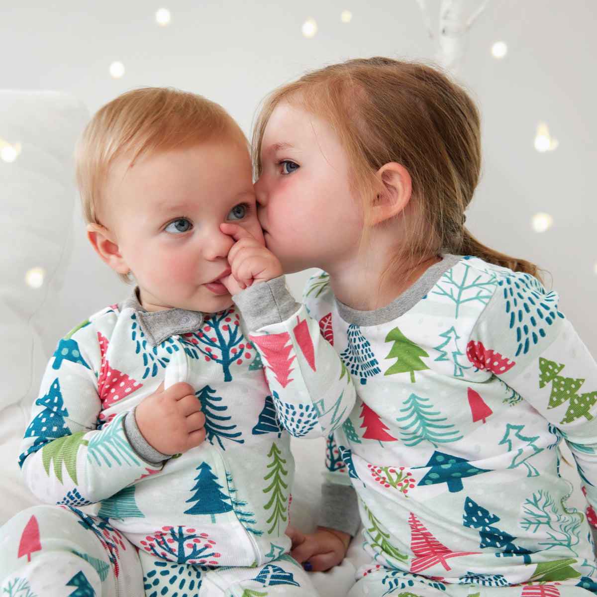 Baby Clothing Chic Matchy Pajamas Organic Cotton Holiday Matching