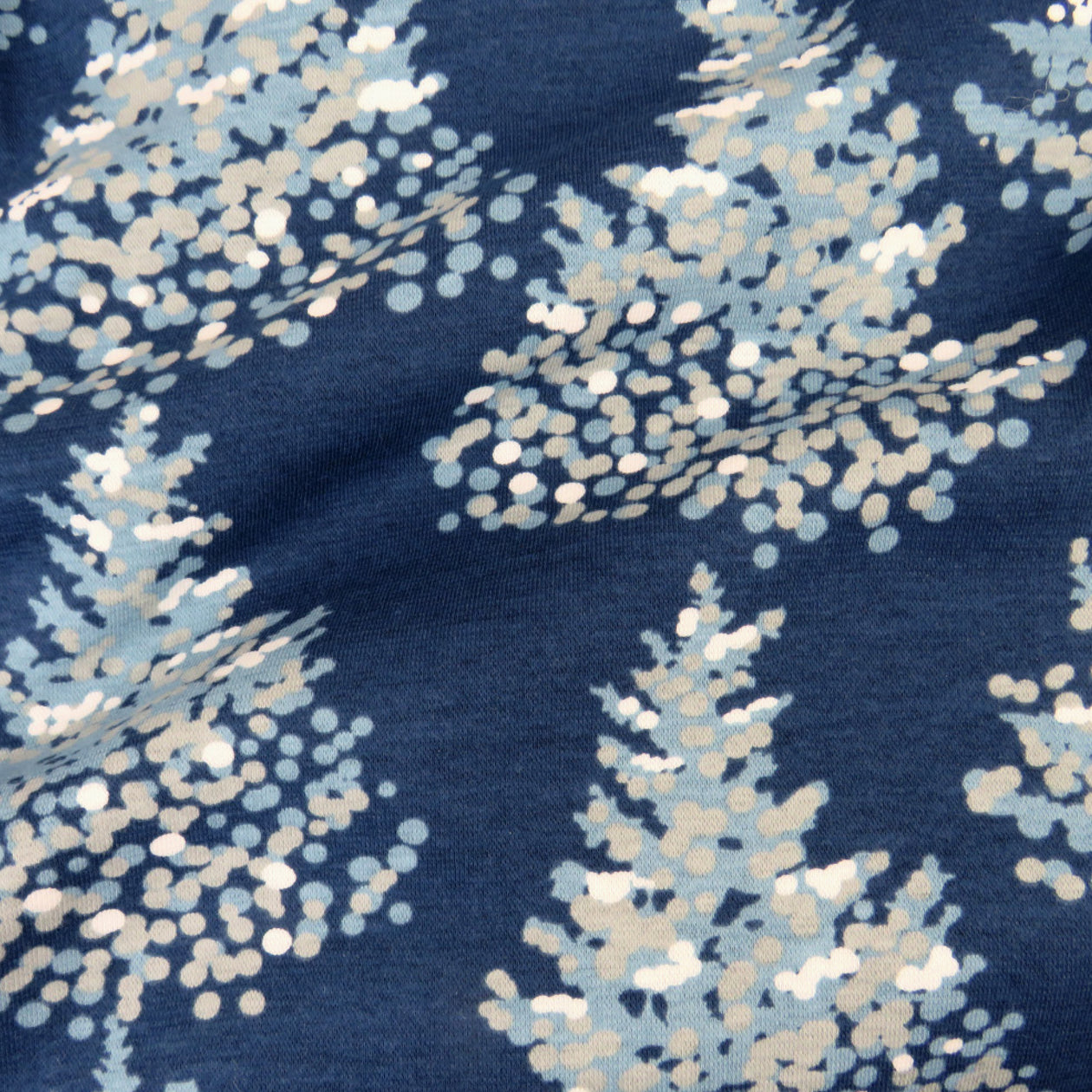 Organic Cotton Holiday Matching Family Pajamas, Blizzard Blue