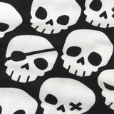 Go to slide 7, Organic Cotton Holiday Matching Family Pajamas, Happy Skulls