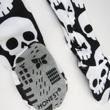 Go to slide 10, Organic Cotton Holiday Matching Family Pajamas, Happy Skulls