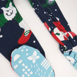 Go to slide 9, Organic Cotton Holiday Matching Family Pajamas,  Snow Boardin