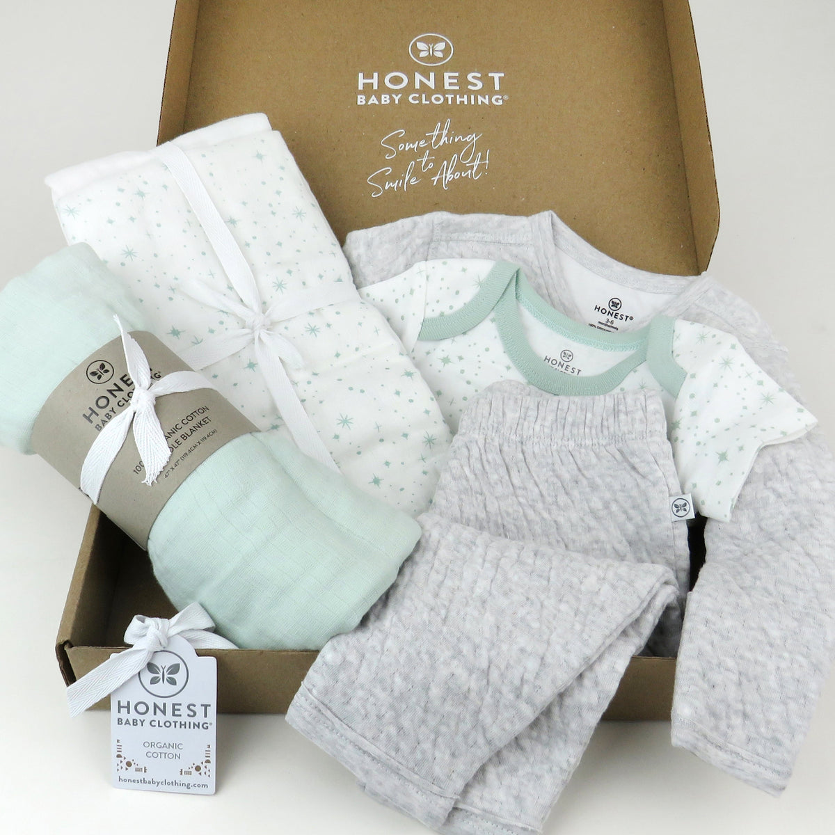 6-Piece TAKE ME HOME Organic Cotton Gift Set Honest Baby Clothing