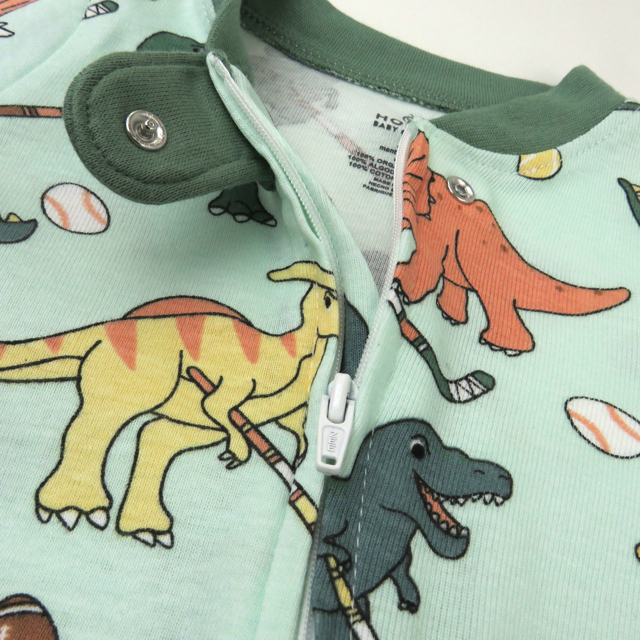 Organic Cotton Celebration Pajamas, Dino Mite Athlete Eggs
