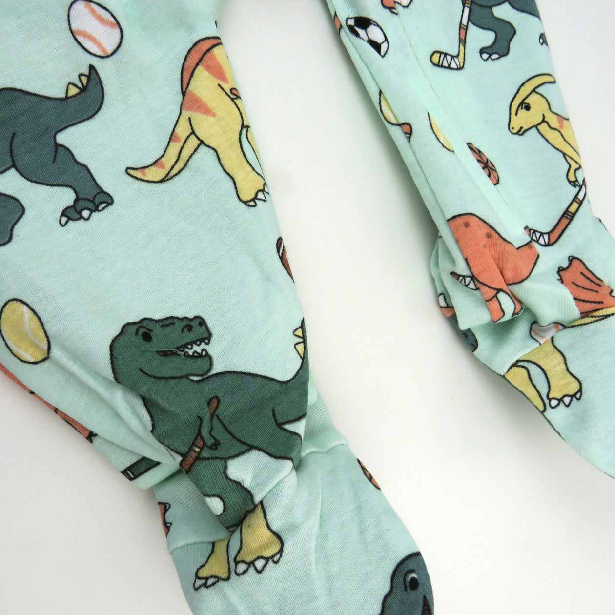Organic Cotton Celebration Pajamas, Dino Mite Athlete Eggs