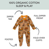 Go to slide 3, Organic Cotton Fun Foods Pajamas For Babies & Toddlers, Pie Party