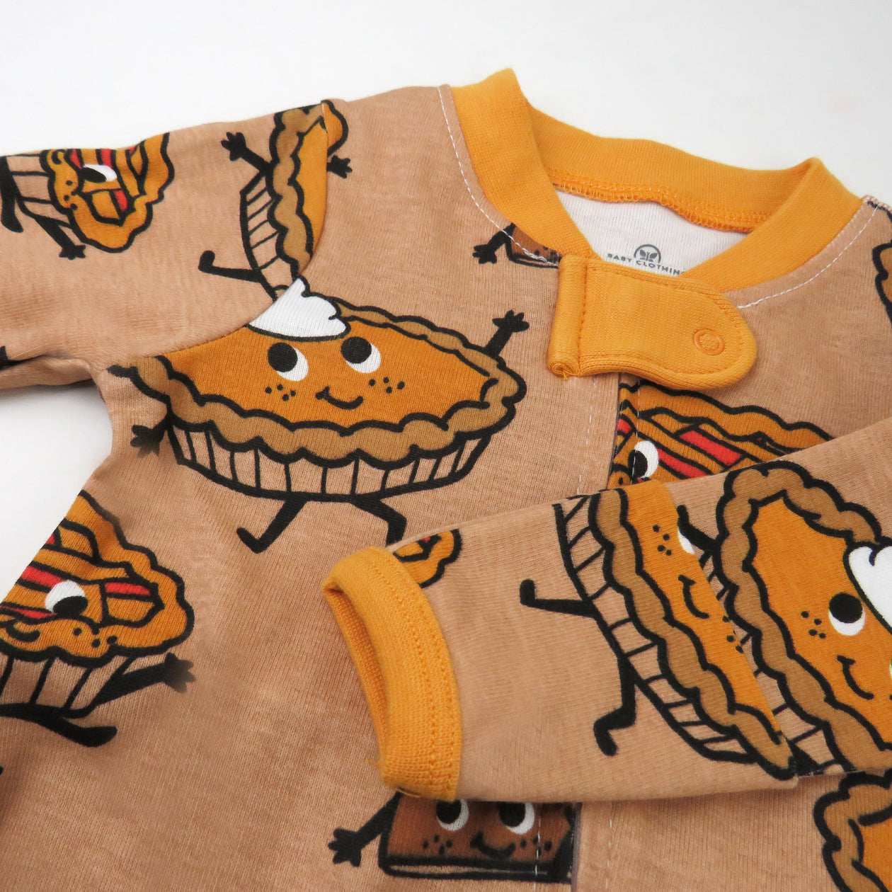 Organic Cotton Fun Foods Pajamas For Babies & Toddlers, Pie Party