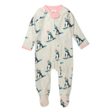 Go to slide 4, Organic Cotton Holiday Pajamas, Penguin Dash